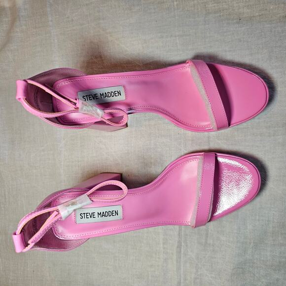 Steve Madden Hot Pink Veronika Platform Sandal sz 9.5 - Picture 3 of 10